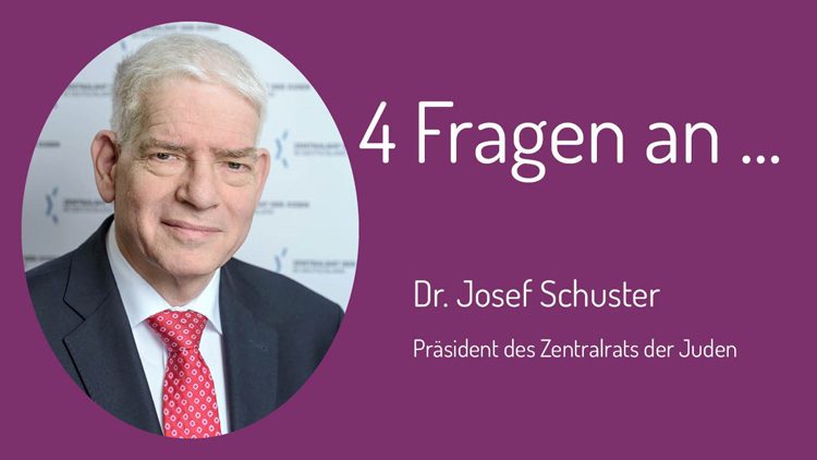 Problematik von Antisemitismus und Rassismus: der Präsident des Zentralrats der Juden Dr. Josef Schuster beschreibt die Problematik.