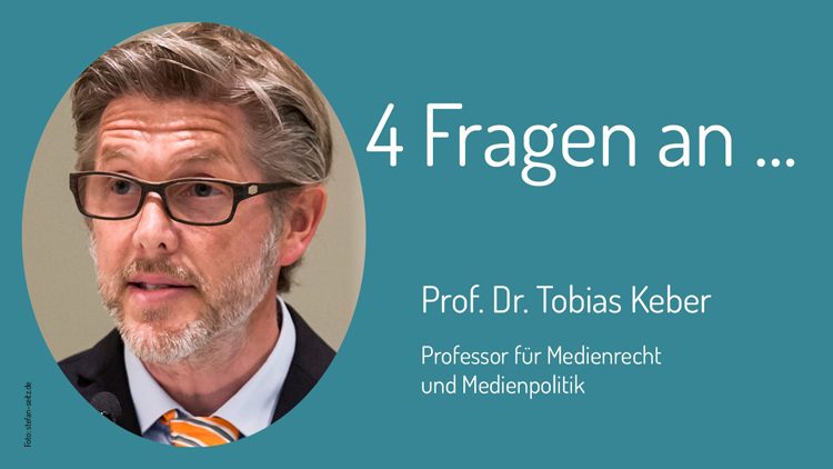 Steht den Zivilen Helden Rede und Antwort: Professor Dr. Tobias Keber