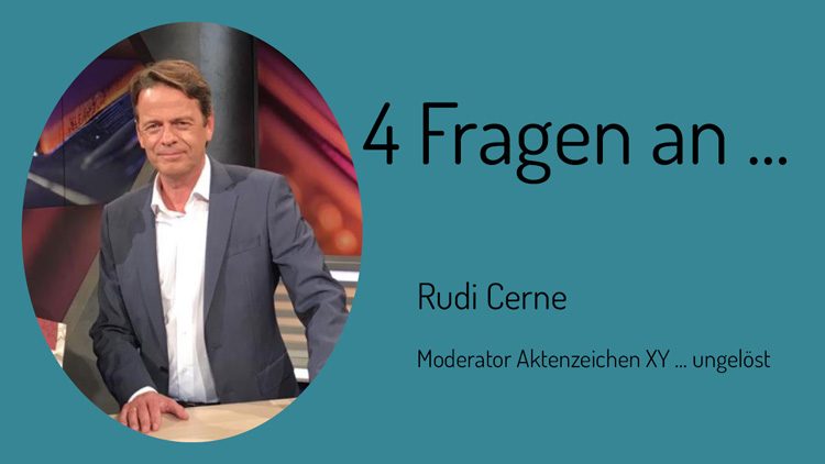 Zivilcourage ist ein wichtiges Thema findet Rudi Cerne. Aus diesem Grund gibt es seit 2002 den mit 10.000 Euro dotieren XY-Preis für Zivilcourage.